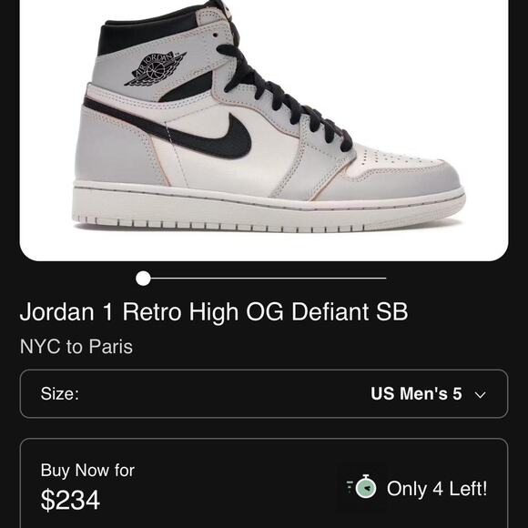 Jordan 1 Retro High OG Defiant SB - Picture 5 of 5